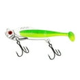 thumbnail image 1 of ZPAQI Metal Fishing Lures with Soft Paddle Tail Swimbaits Hard Metal Hard Baits, 1 of 11