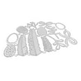 ZPAQI Metal Pine Cone Cutting Dies Embossing Stencils Template Card