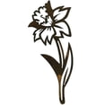 thumbnail image 1 of ZPAQI Metal Rose Carnation Sculpture Garden Stake Iron Art Flower Silhouette Decor, 1 of 11