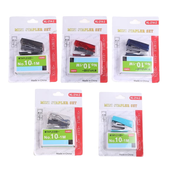ZPAQI Mini Stapler Maximum 12 Sheets Capacity with Staples Built-in Staple Remover