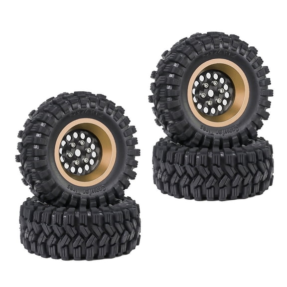 ZPAQI Model Car Rubber Wheel Supplies for Remote Control Crawlers Mud Tires