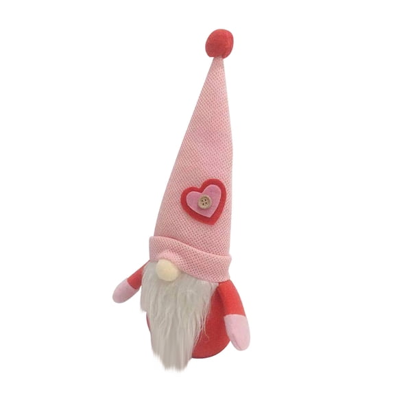 ZPAQI Mother's Day Faceless Dwarf Plush for Doll with Love Heart Love Mom Elf Home Dec