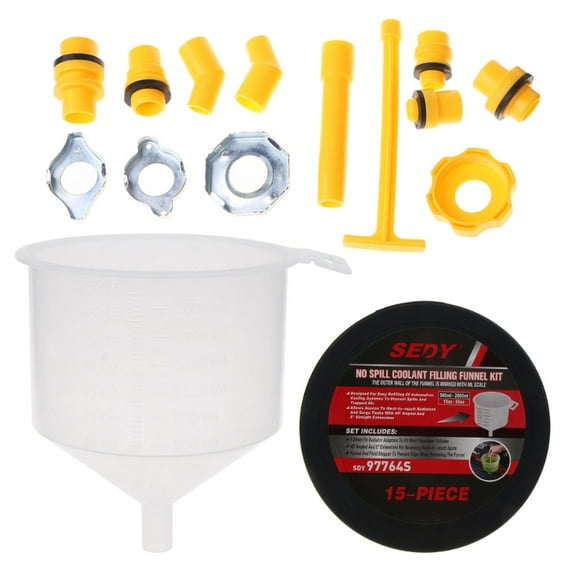 ZPAQI Motorbike Car Funnel Anti- Refueling Oil Liquid Spout for Filling T