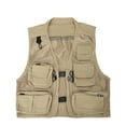 thumbnail image 1 of ZPAQI Multi Pockets Vest Men Summer Mesh Breathable Photography Waistcoat Reporter, 1 of 21