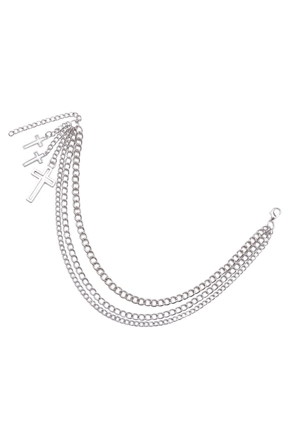 Multilayer Crossed Shoe Chains for Men and Women Adjustable Length Boots Chain