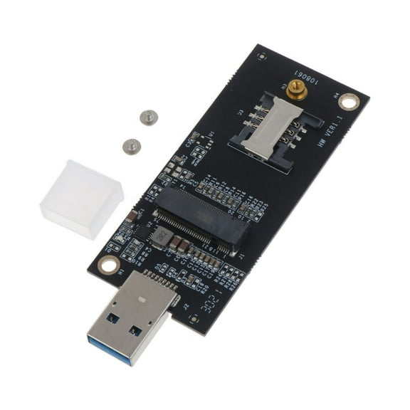 ZPAQI NGFF(M.2) Key-B to USB 3.0 Adapter with SIM 6pin Slot for WWAN/LTE Module Card