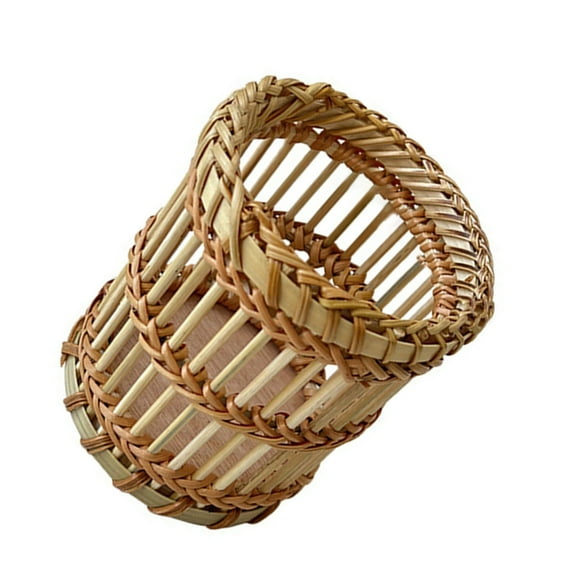 ZPAQI Natural Wickers Floor Vases Farmhouses Decorative Pots for Dried Flower