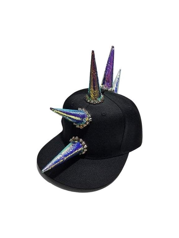 Novelty Spiked Baseball Hat Women Men Unisex Long Brims Hat Street Hiphop Caps