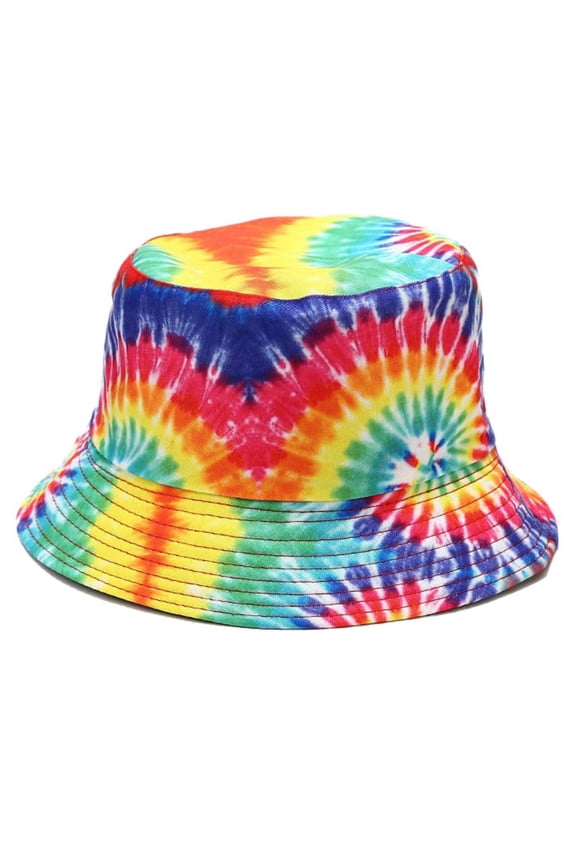 Outdoor Fisherman Cap for Men Women Teens Reversible Rainbow Street Bucket Hat