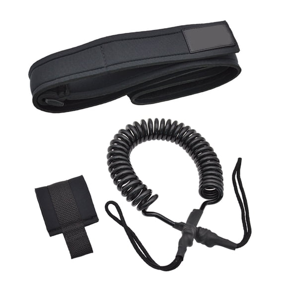 ZPAQI Outdoor Surfboard Leash Replacement Highly Strength Spring Waist Safety Rope