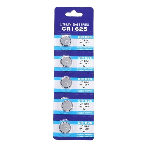 ZPAQI Pack of 5 CR1625 High Power Coin Button Cell Batteries for Watch Remote Key
