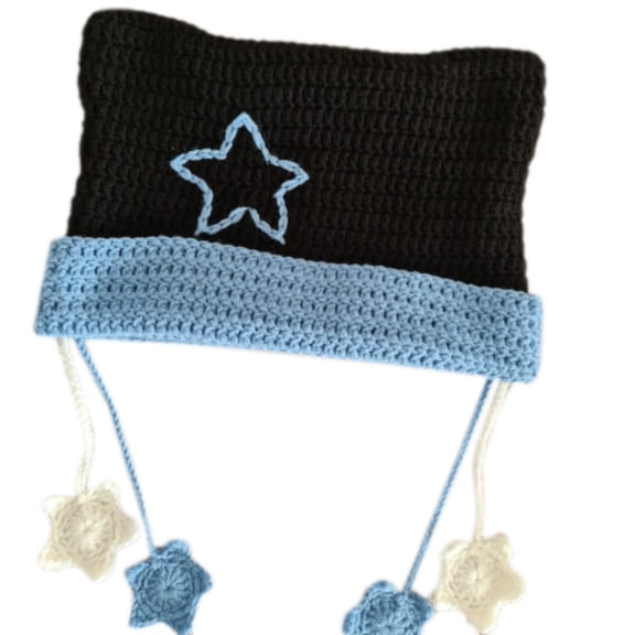 ZPAQI Party Hats Easter Cat Ear Decorations Winter Knitted Hats Cool Photo Prop