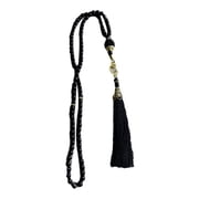 ZPAQI Pearls Bracelet Muslim Tasby Rosary 99 Islamic Prayer Beads Arabic String