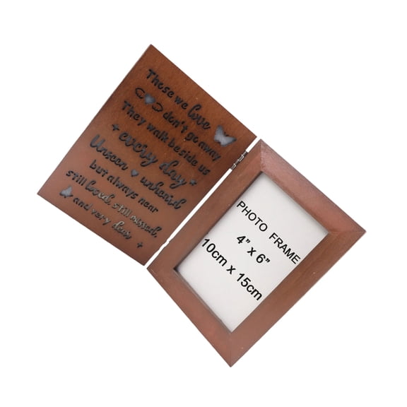 ZPAQI Photo Holder Wood Luminated Photo Frame Create Warm Memory Photo Holder Stand