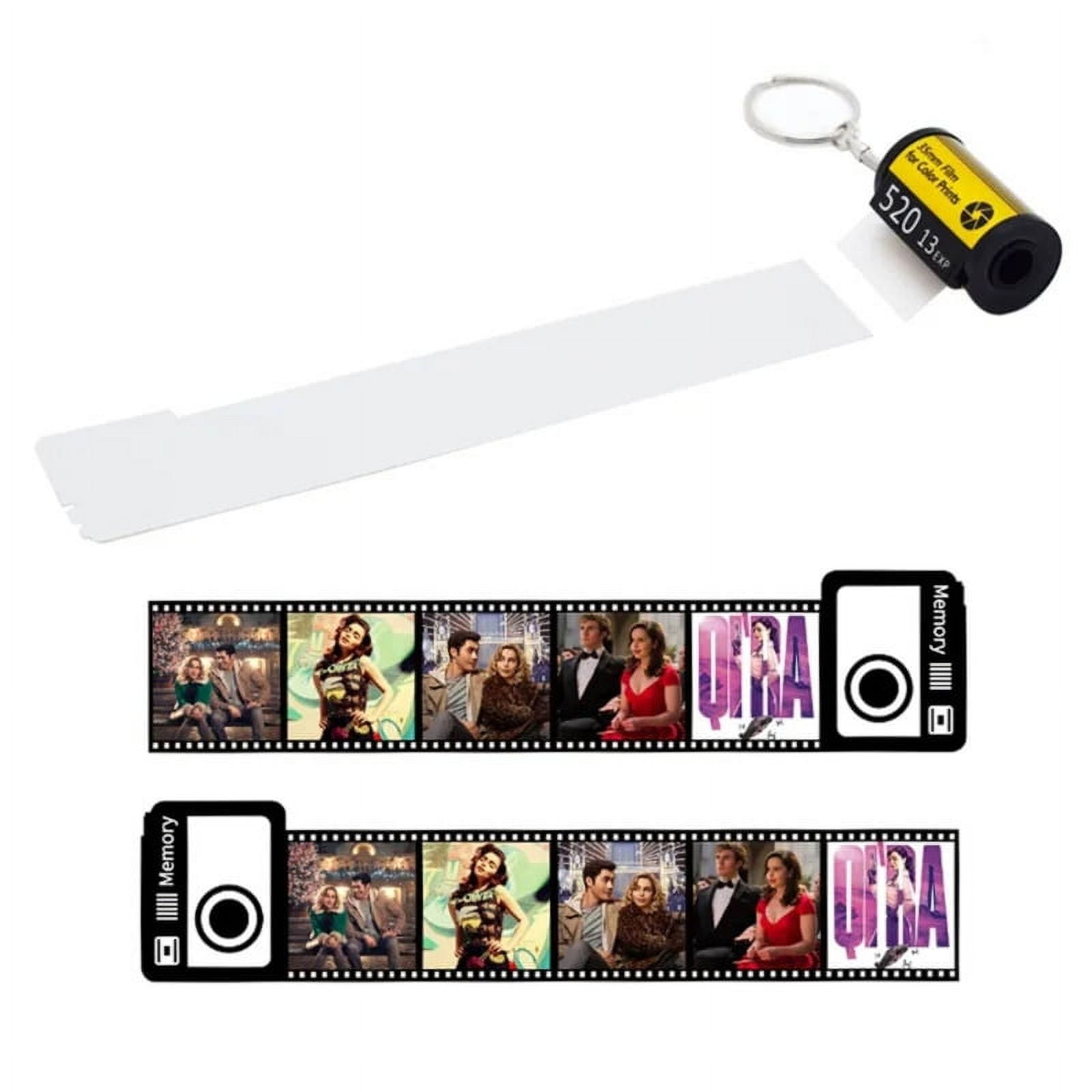 ZPAQI Photos Film Roll keychain Couple Gifts DIY Photo Text Albums ...