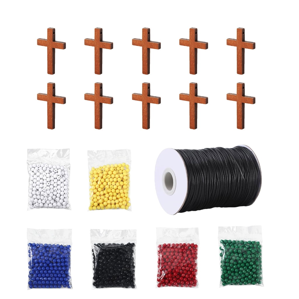 ZPAQI Plan of Salvations Bracelet Bead Religious Necklace Craft Kits for Christian