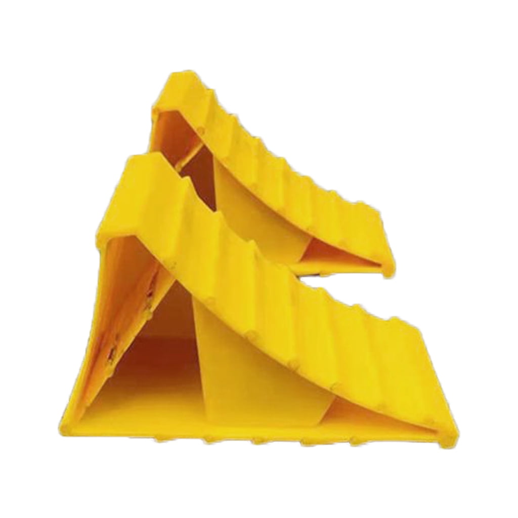 ZPAQI Plastic Chocks Convenient Wheel Chocks with Handles Small Chocks