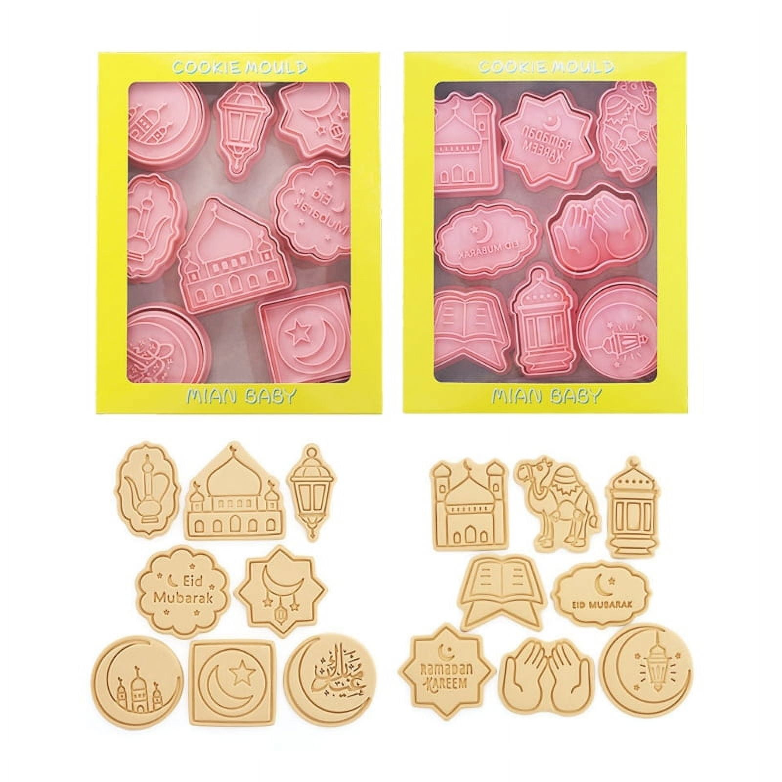 ZPAQI Plastic Mold Chocolate Moon Castles Fondant Cake Candy Soap