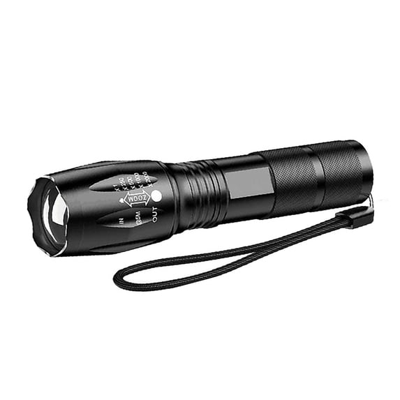 ZPAQI Pocket Zooms Focusing Flashlight Watertight Torches Light Outdoor Flashlight