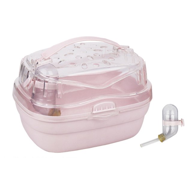 ZPAQI Portable Pet Travel Carrier Ventilable Hamsters CarryCase