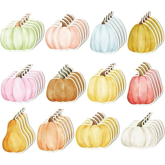 ZPAQI Pumpkin Note Paper Small Notepads Unllined, Reminders on Fridges Notebook