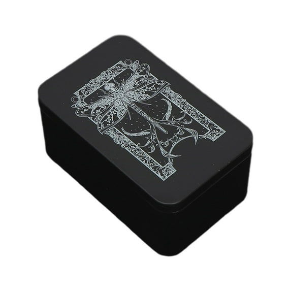 ZPAQI Rectangle Money Coin Carry Box Small Tarots Organizers Jewelry ...