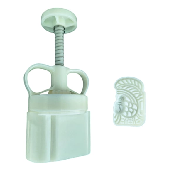 ZPAQI Relief Pattern Moon Cake Press Molds Cookie Stamps Moon Cake Maker Decors Tool