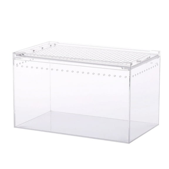 ZPAQI Reptile Tank Spiders Tortoises Lizards Acrylic Clear Designs Breeding Box