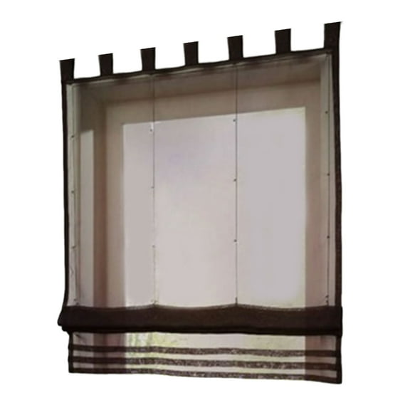 ZPAQI Roman Shade Adjustable Length Roman Curtain for Study Balcony Window Shade