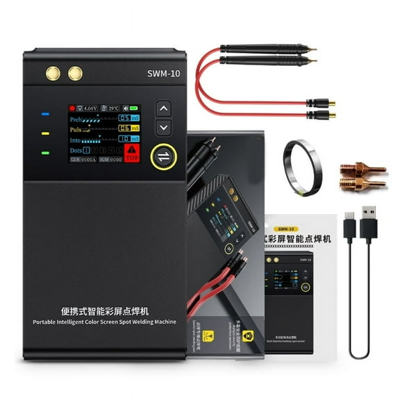ZPAQI SWM-10 Professional Mini Handheld Welder Digital LED Battery Welding Machine