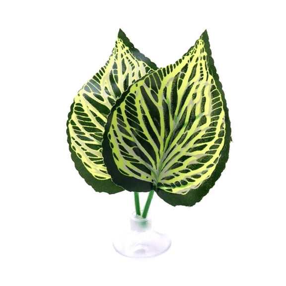 ZPAQI Safe Leaf Bed Natural Environment Betta Fish Spawning Pad Aquariums Decorations