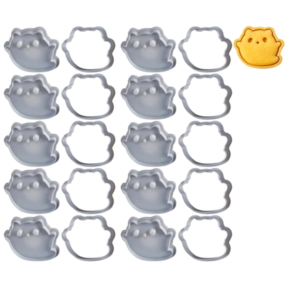 ZPAQI Set of 10 Creative Cats Cookie Molds Cake Decorating Tool Baking Accessories