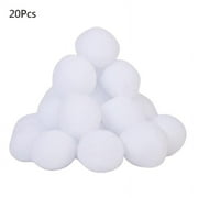 ZPAQI Set of 20/30/50 Snowball Fight Snowballs Winter Xmas Decoration Indoor Gift for Kids Christmas Fun Kids Educational