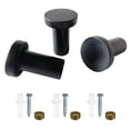 thumbnail image 1 of ZPAQI Set of 6 Space saving Black Wall Hook User friendly Storage Hangings Hanger, 1 of 9