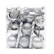 ZPAQI Shatterproof Holiday Ornament Christmas Baubles Set Different Decorations
