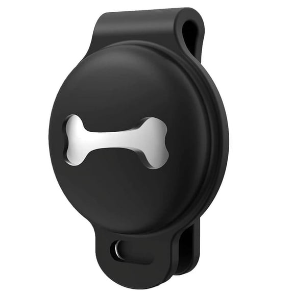 ZPAQI Silicone Cases for Air-Tag Anti-Scratch Cover Secure Holder for Pet Collar