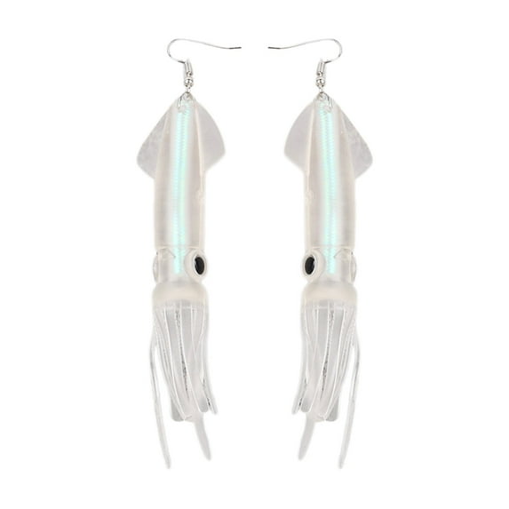 ZPAQI Simulation Squid Dangle Earrings Ear Jewelry Party Earrings Gift ABS Material