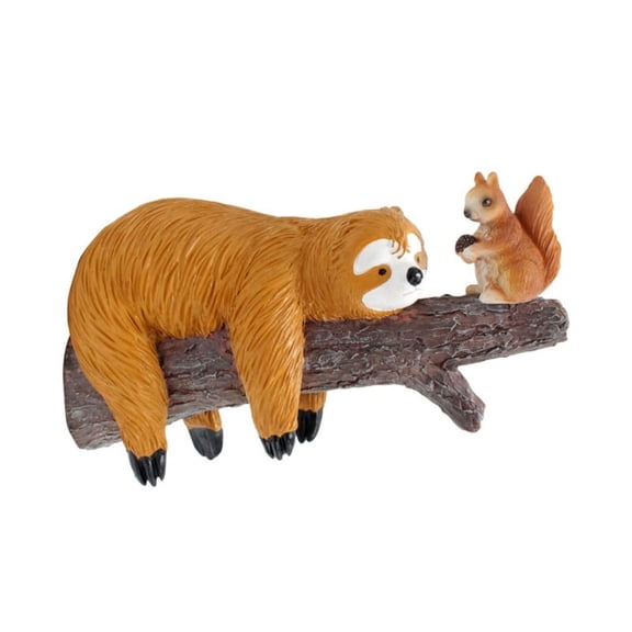 ZPAQI Sloths Squirrel Garden Tree Hugger Indoor Outdoor Yard Art Garden Decoration