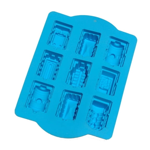 ZPAQI Small Train Cake Mold Non-stick Train Cake Pan Baking Mold for Soap Silicone