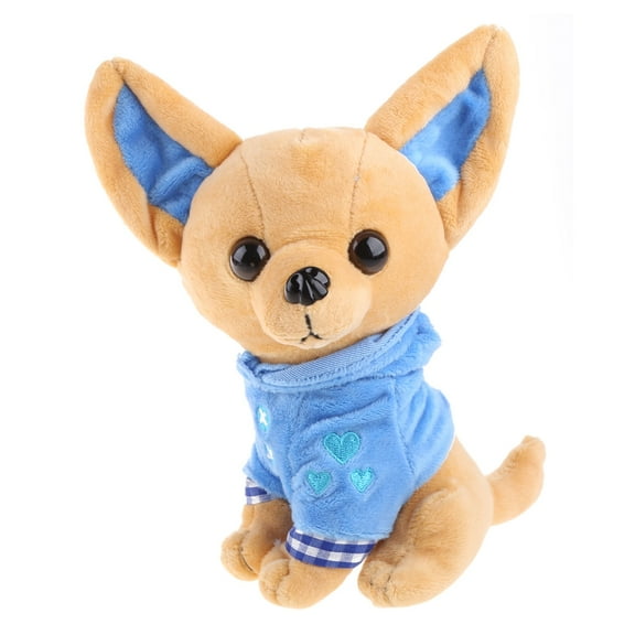 ZPAQI Soft Plush Chihuahua Dolls Stuffed Dog Toys Cartoon Animal Xmas Party Gift