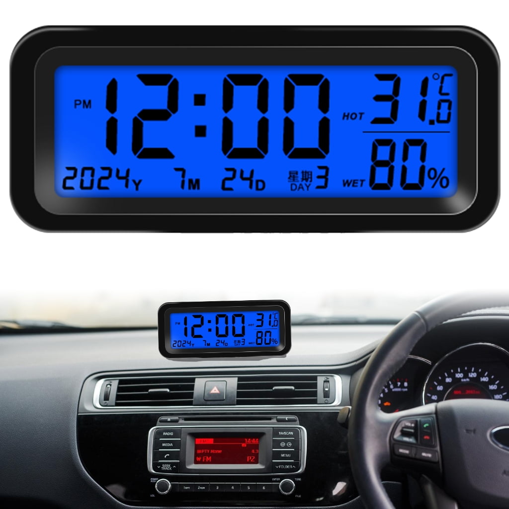 Digital watch for car dashboard sale