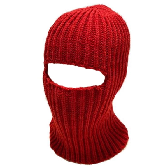 ZPAQI Spooky Knitted Beanie Hat Messy Coils Ghost Balaclava Hat Costume