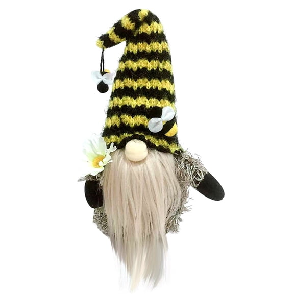ZPAQI Spring Easter Bumble Bee Gnome Flower Tomte Nisse Swedish Elf Home Farmhouse Kitchen Decor