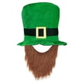 thumbnail image 1 of ZPAQI St Patrick Green Hat Shamrock Cowgirl Hat Irish National Day Celebration Cap, 1 of 15