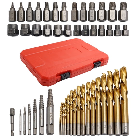 ZPAQI Stripped Bolt Remove With Left Hand Drill Bit For Quick Removal Rusted Fastener