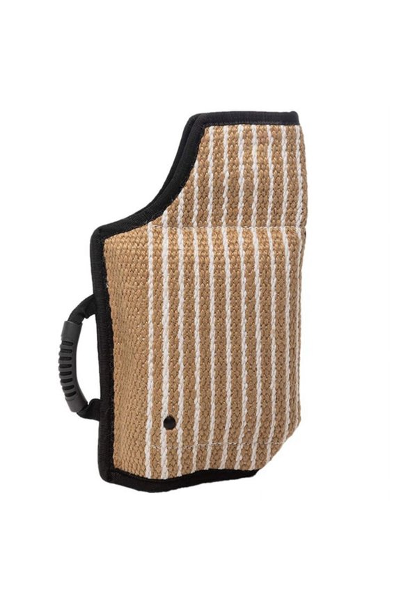 Strong Jute Dog Bite Sleeve Tug Work Puppy Training Playing Chewing Toy Hand Glove for Training Schutzhund K9 Rottweiler