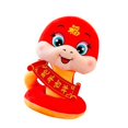 thumbnail image 1 of ZPAQI Stuffed Plush Toy Snake Chinese New Year Plush Toy Cartoon Fun Stuffed, 1 of 9