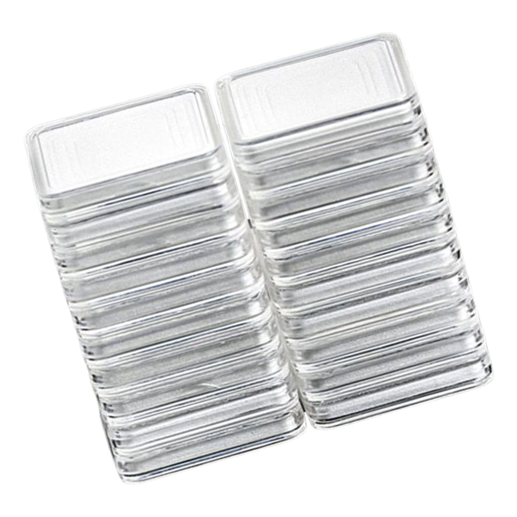 ZPAQI Sturdy Plastic Square Coin Inserts for Safe Display of ...