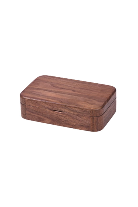Sturdy Wood Jewelry Organizers Box Multifunction Storage Case with Hooks