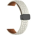 thumbnail image 1 of ZPAQI Stylish & Ventilated Leather Strap Elegant Leather Sport Band for watch6/GT4, 1 of 13